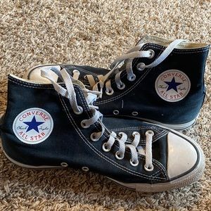 Converse chuck taylors black like new